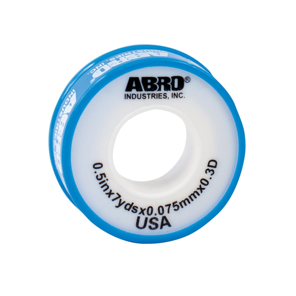 Abro PTFE THREAD SEAL TAPE LIGHT BLUE FOR WATER PIPES 0.5in
