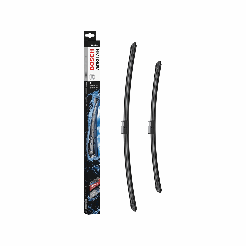 Bosch A936S Bosch Aerotwin Wiper blades / Flat blades set, 600+475mm