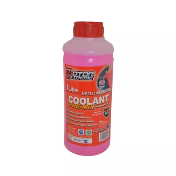 Red Radiator Fluid Motor Extreme Coolant Radiator Red Fluid 6% - 1L