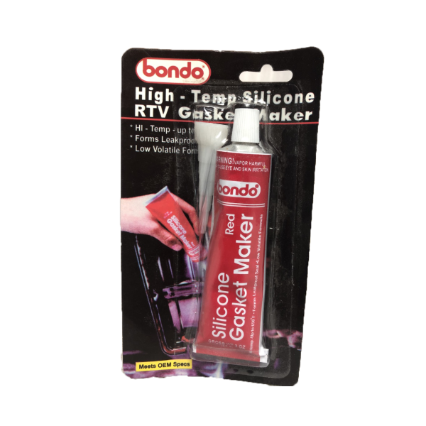 Bondo SILICONE RTV GASKET MAKER-RED