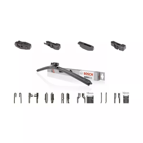 Car Parts Online Universal Aero Blade Refills - Pair, Flat Wiper Blades, Fits Up To 28 Inch